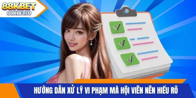 Hướng dẫn xử lý vi phạm mà hội viên nên hiểu rõ